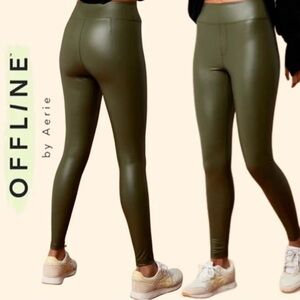 Offline by Aerie Real Luxe Faux Leather Leggings